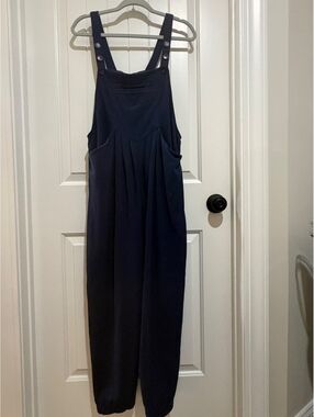 Halara Women's Navy Blue Overalls Jumpsuit Size L Regular